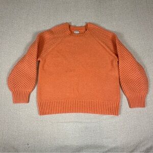J. Crew Vibrant Orange Sweater
